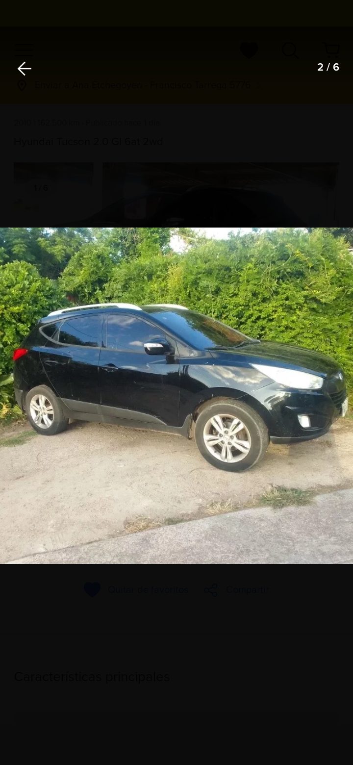 Hyundai tucson en excelente estado